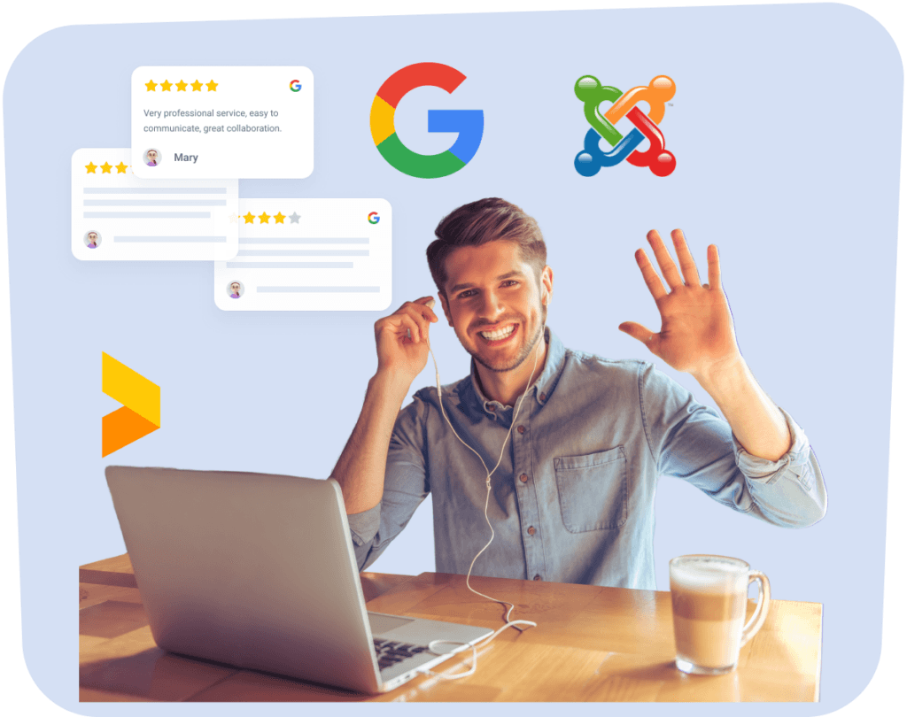 add google reviews to joomla website with trustmary