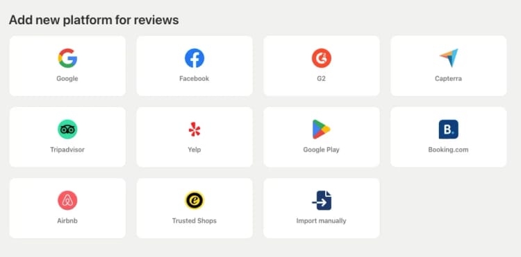 Review import updates: Booking.com, Airbnb and Trusted Shops added