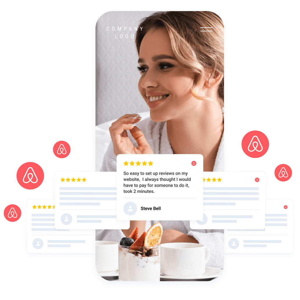 airbnb review widget