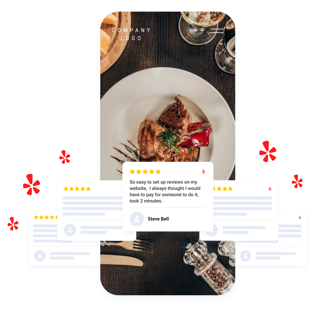 yelp review widget