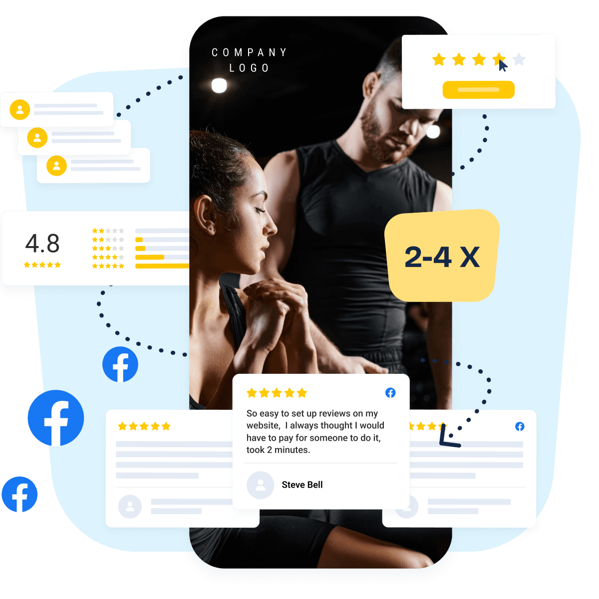 collect facebook reviews