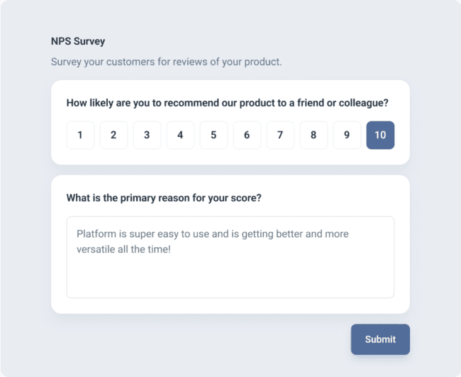 NPS survey