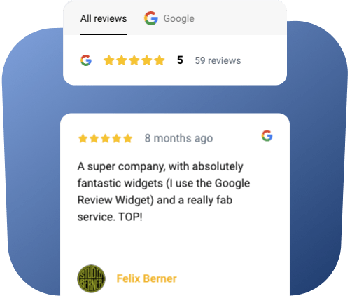 What customers think about Trustmary's Google review widget