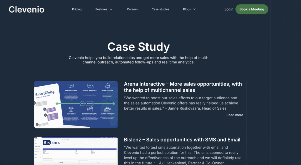 clevenio case studies