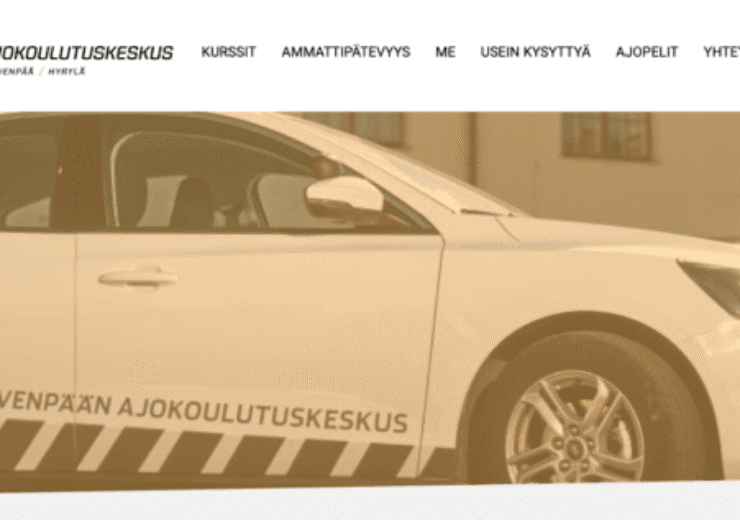Case Järvenpään Ajokoulutuskeskus: Lisää liidejä ja kauppaa verkkosivustolta