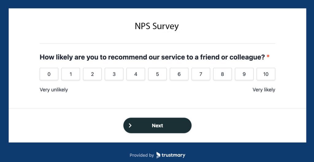 NPS encuesta