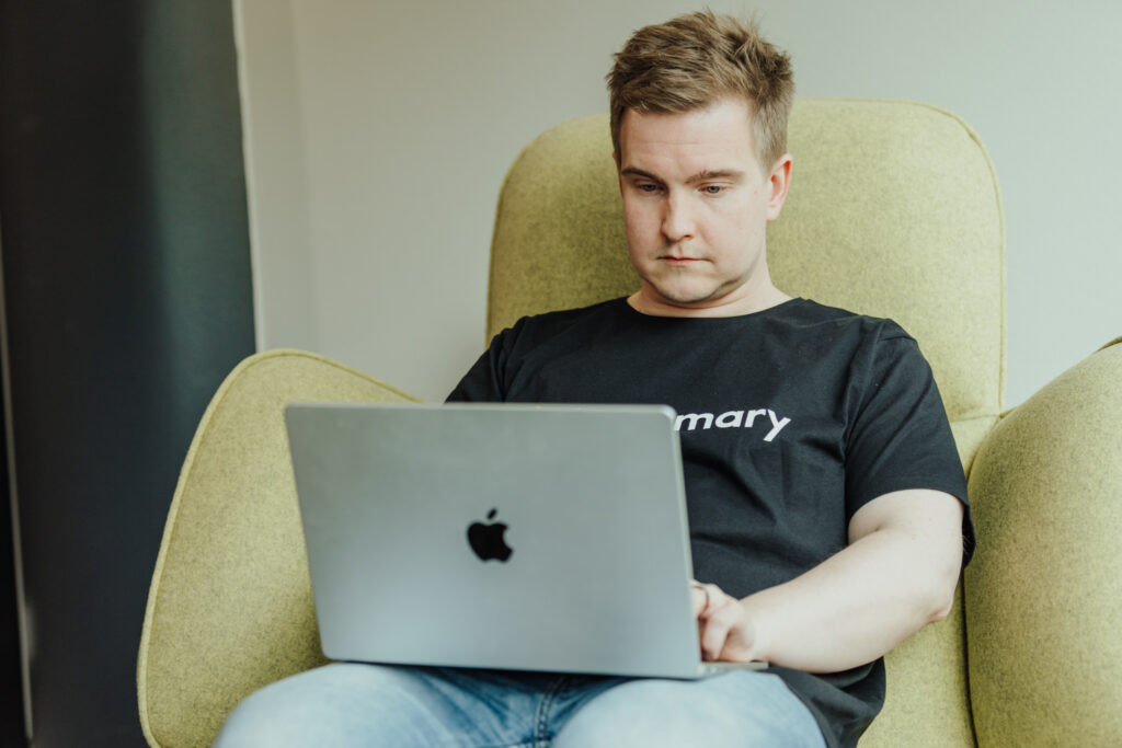 Trustmary's CFO and head of people Valtteri Ylimaki