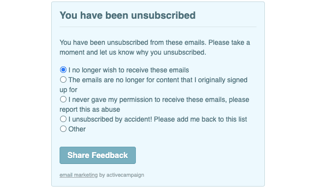 customer-feedback-unsubscribed