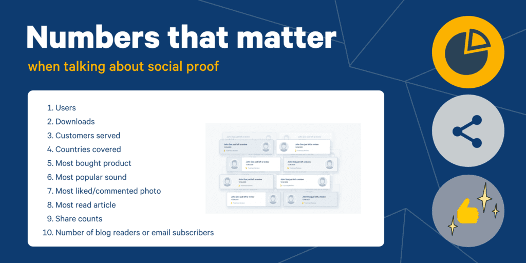 numbers that matter in social proof marketing
