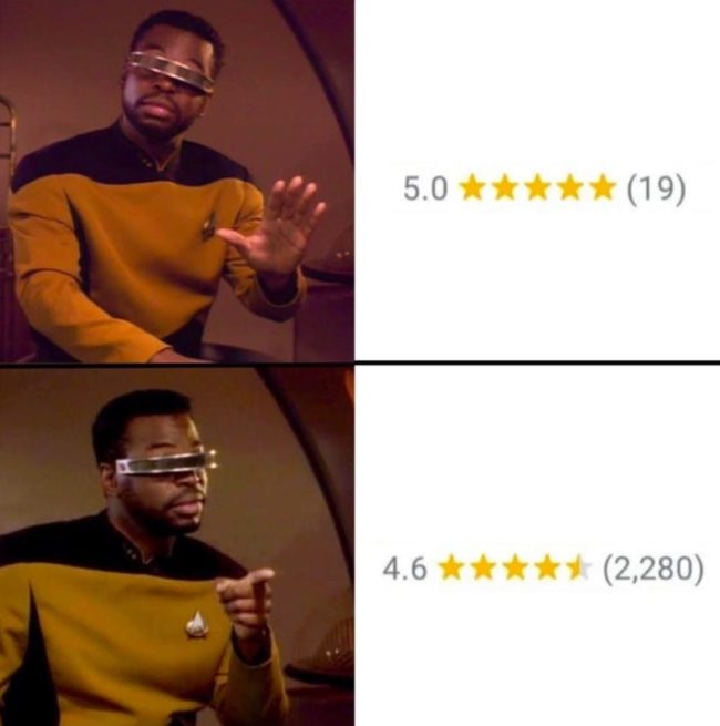 suspicious google reviews