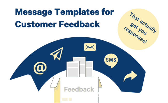 message templates for customer feedback