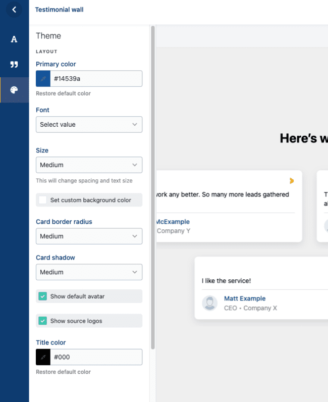 customize wordpress testimonials