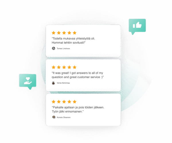 showcase reviews on your website
