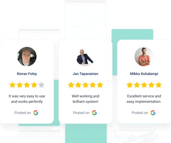 Add Google reviews to your website with a stylish and customizable Google review widget
