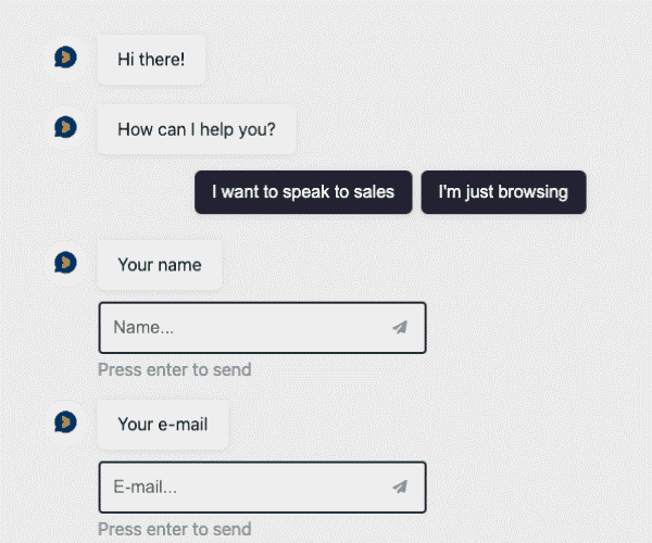 Lead generation chatbots