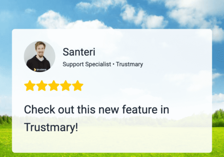 New features: Share your best reviews in social media
