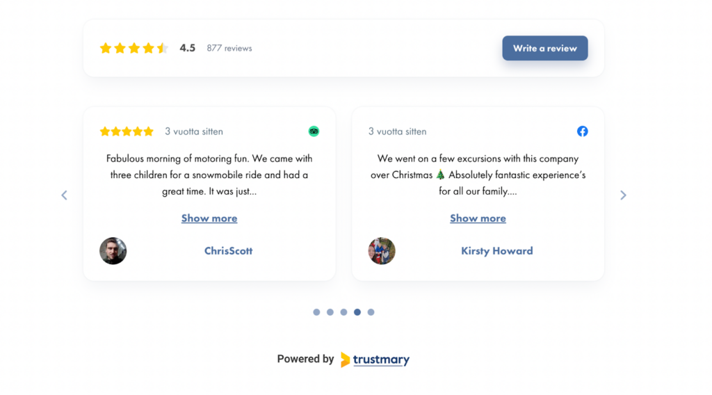 review ratings