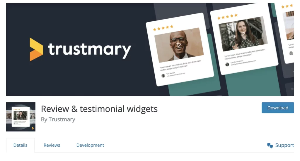 Das Trustmary Review- und Testimonial-Widgets-Plugin für WordPress ist sehr benutzerfreundlich und optisch ansprechend zu bedienen