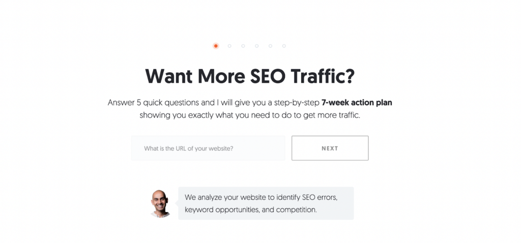 example of exit intent popup that includes a quiz