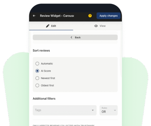 Boost conversions with your best reviews
