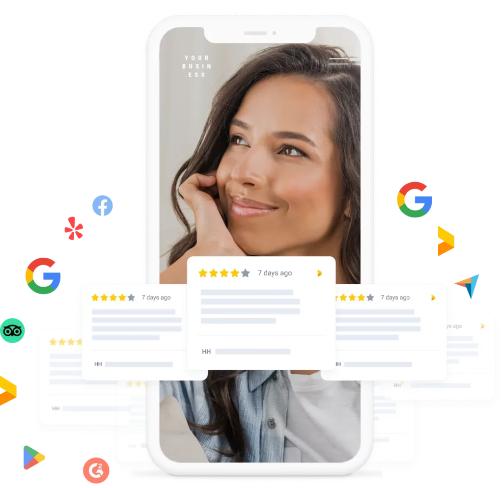 widget vs review widget landing page