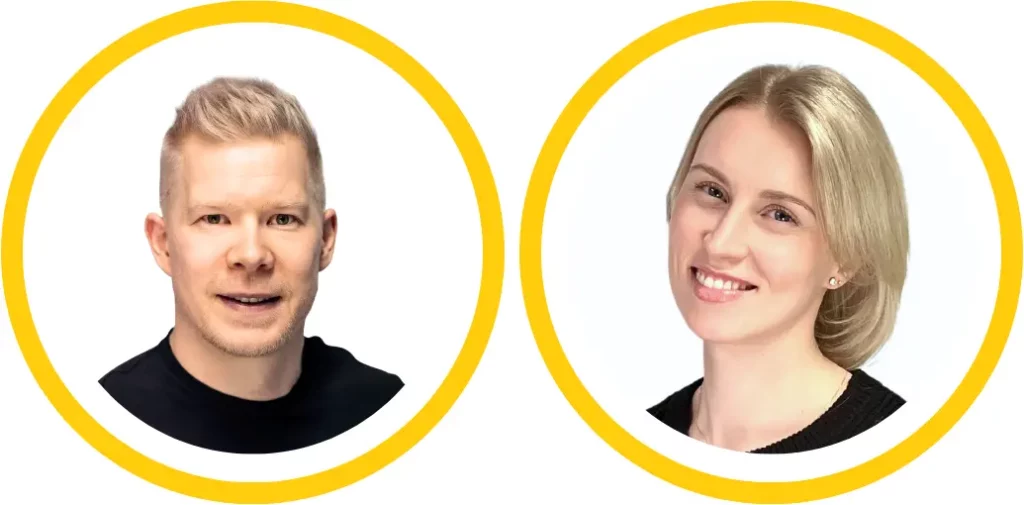 Erno Meriläinen ja Anna Nikkanen TueTiimiä.filtä