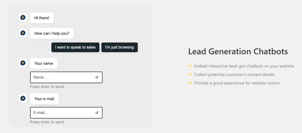 lead generation chatbot
