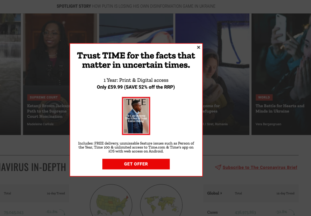 pop up lead generation