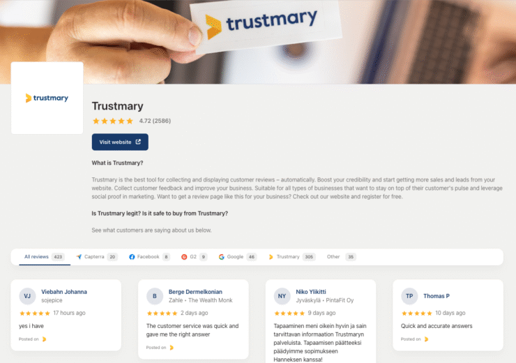 Review Page: Showcase All Your Reviews and Boost SEO