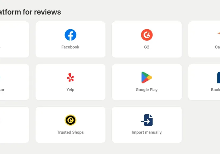 Review import updates: Booking.com, Airbnb and Trusted Shops added