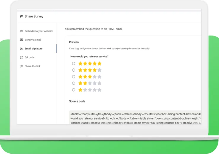 How to Create & Use an Email Signature Survey