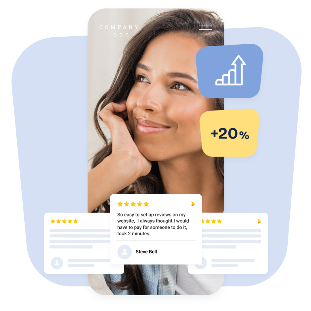 boost your website up to 20% by adding reviews