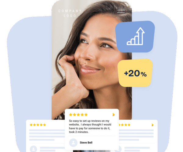 boost your website up to 20% by adding reviews