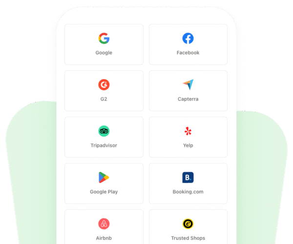import reviews from different review platforms