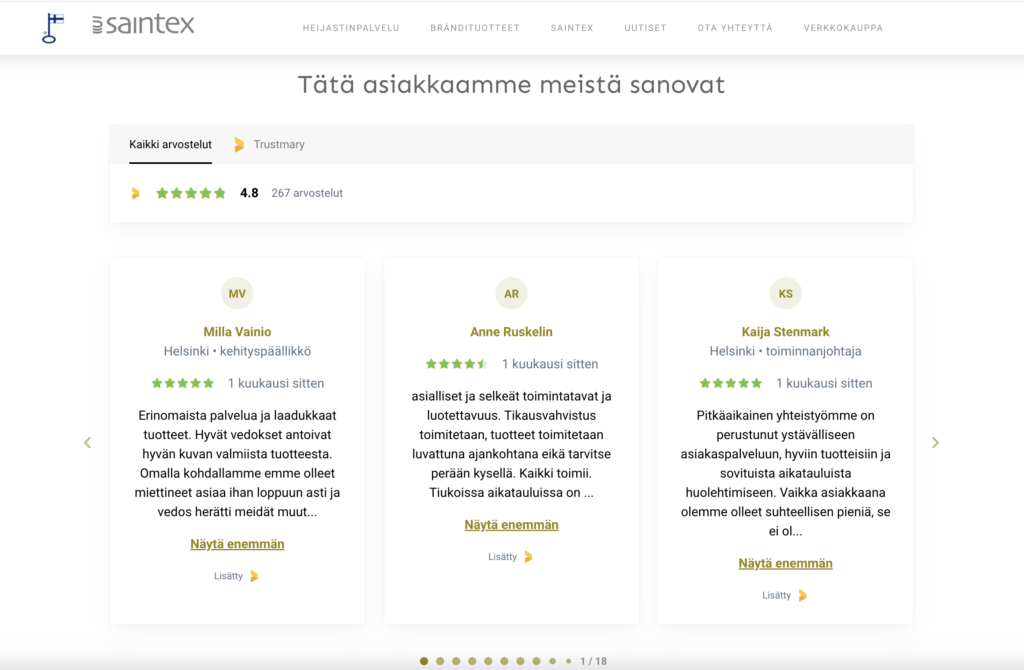 review of the widget website