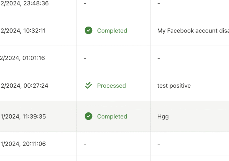 Mark responses as processed