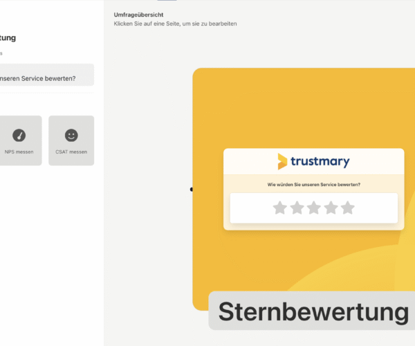 sterne bewertungen sammeln